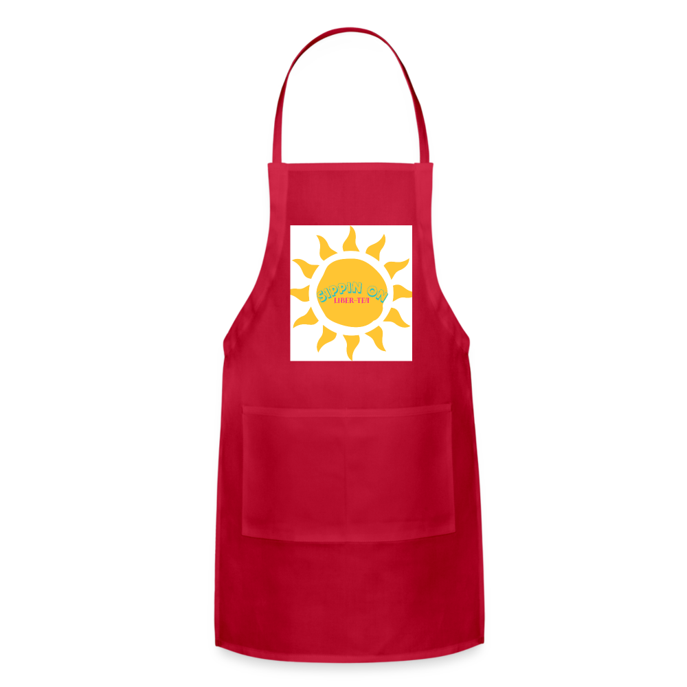 Adjustable Apron - red