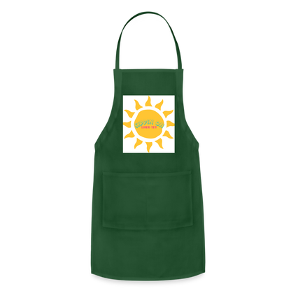 Adjustable Apron - forest green