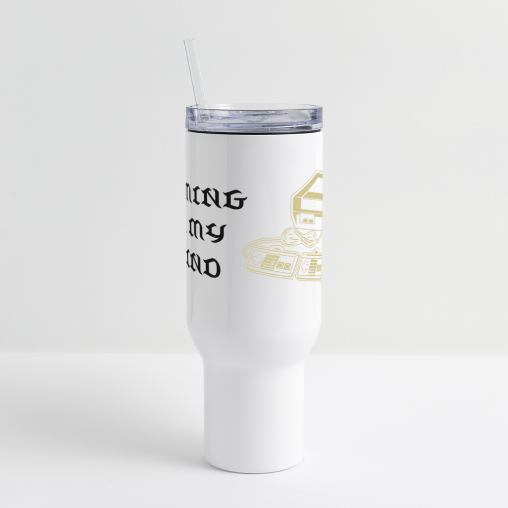 40 oz Travel Tumbler - white